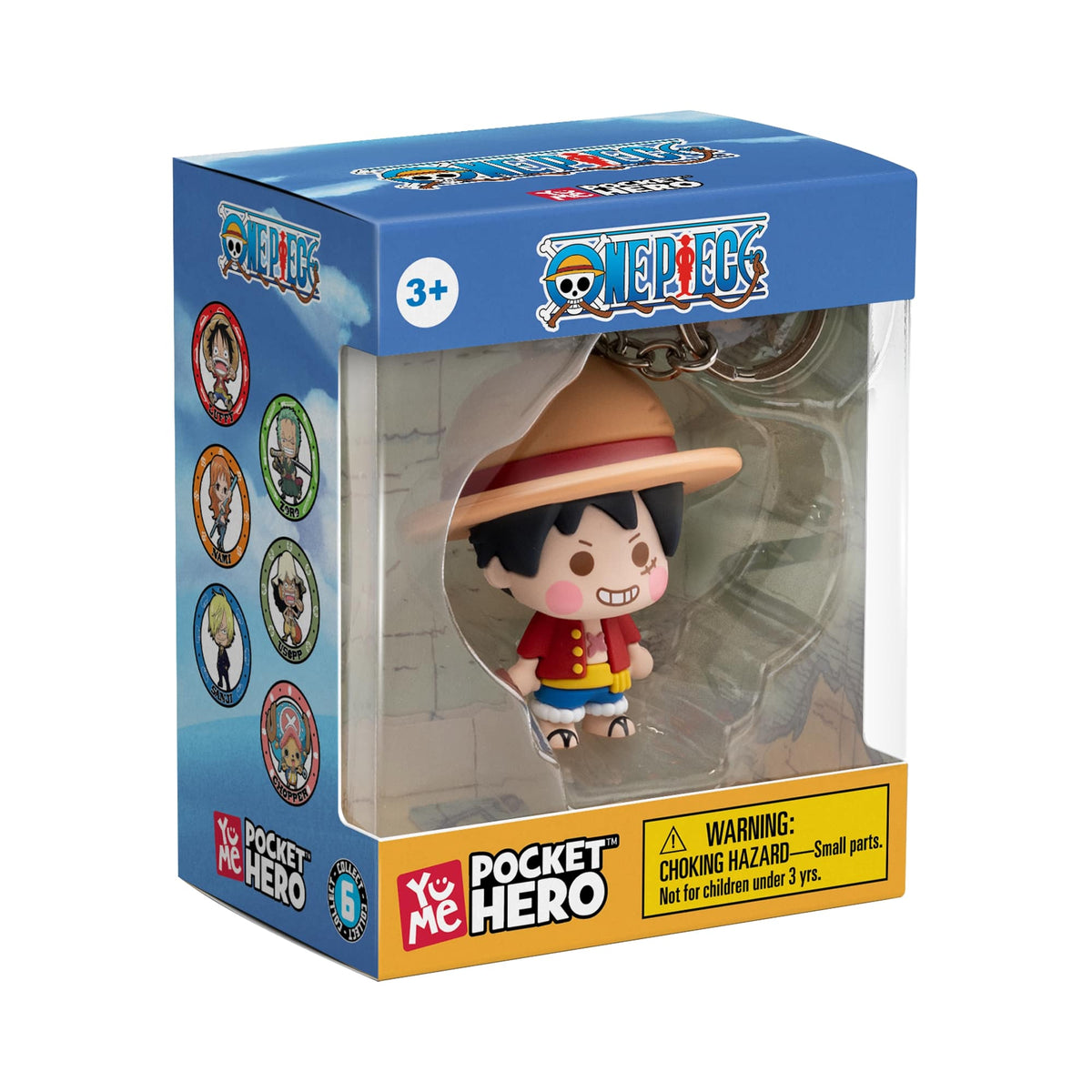 One Piece Key Chain Pocket Hero Series 2 Assortment 1-piece