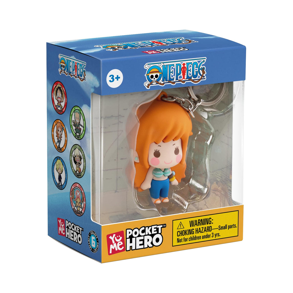 One Piece Key Chain Pocket Hero Series 2 Assortment 1-piece