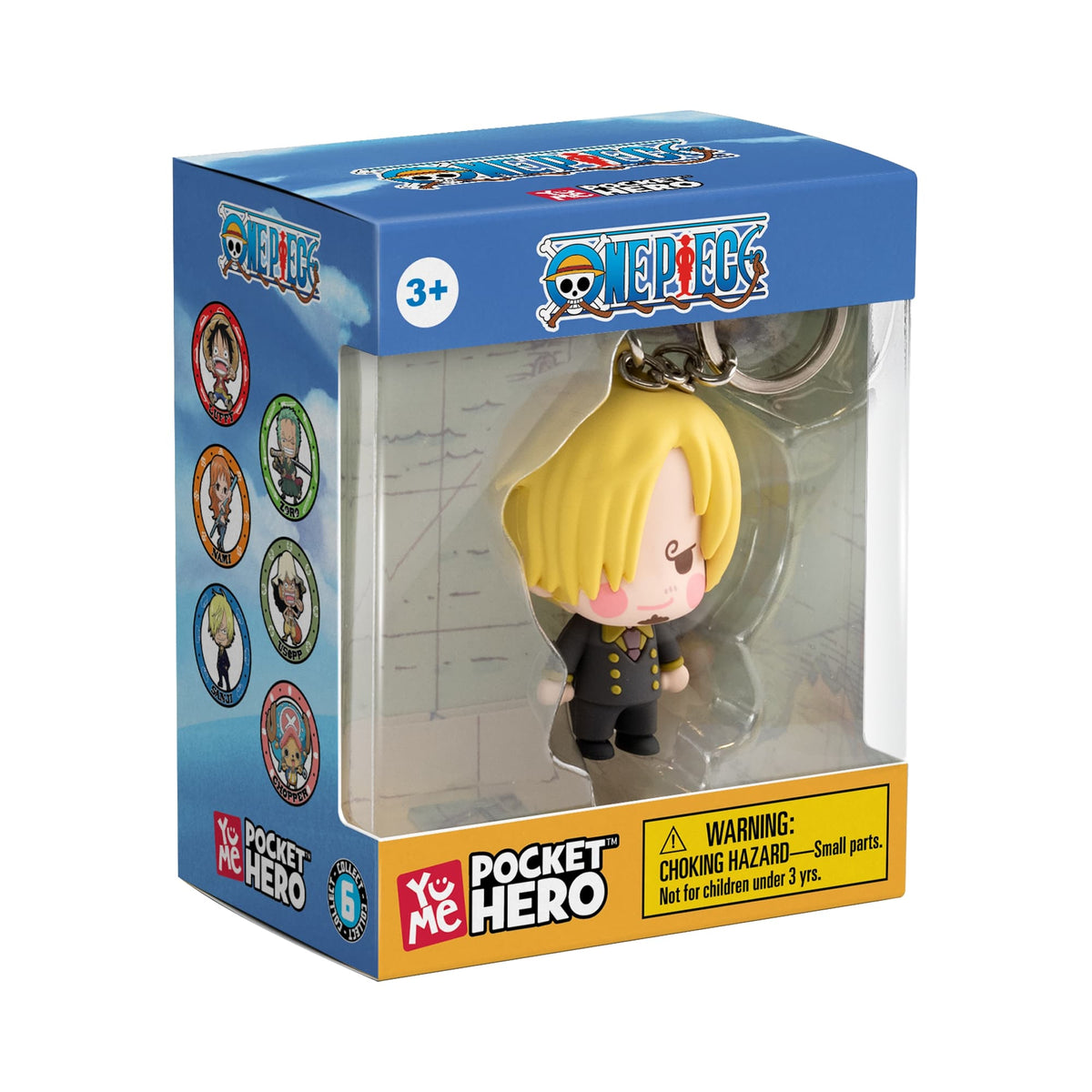 One Piece Key Chain Pocket Hero Series 2 Assortment 1-piece