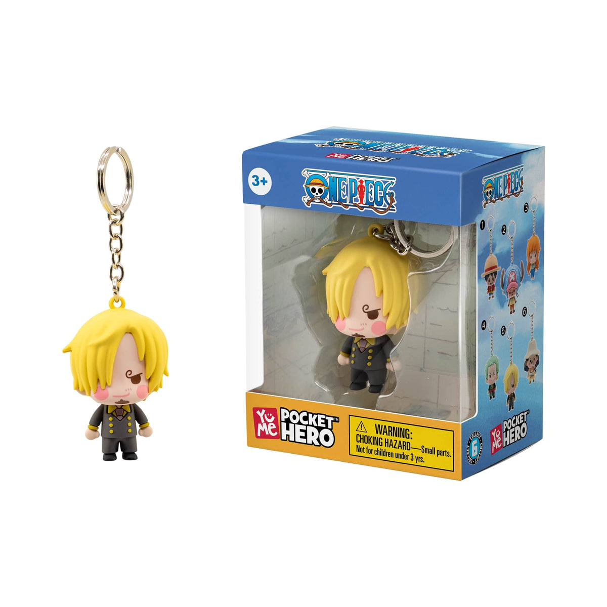 One Piece Key Chain Pocket Hero Series 2 Assortment 1-piece
