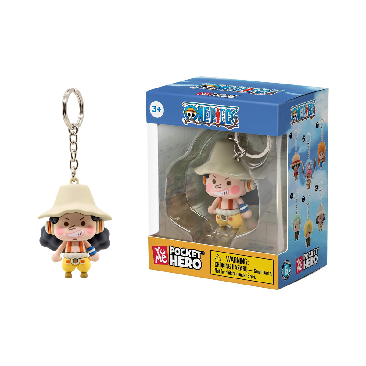 One Piece Key Chain Pocket Hero Series 2 Assortment 1-piece