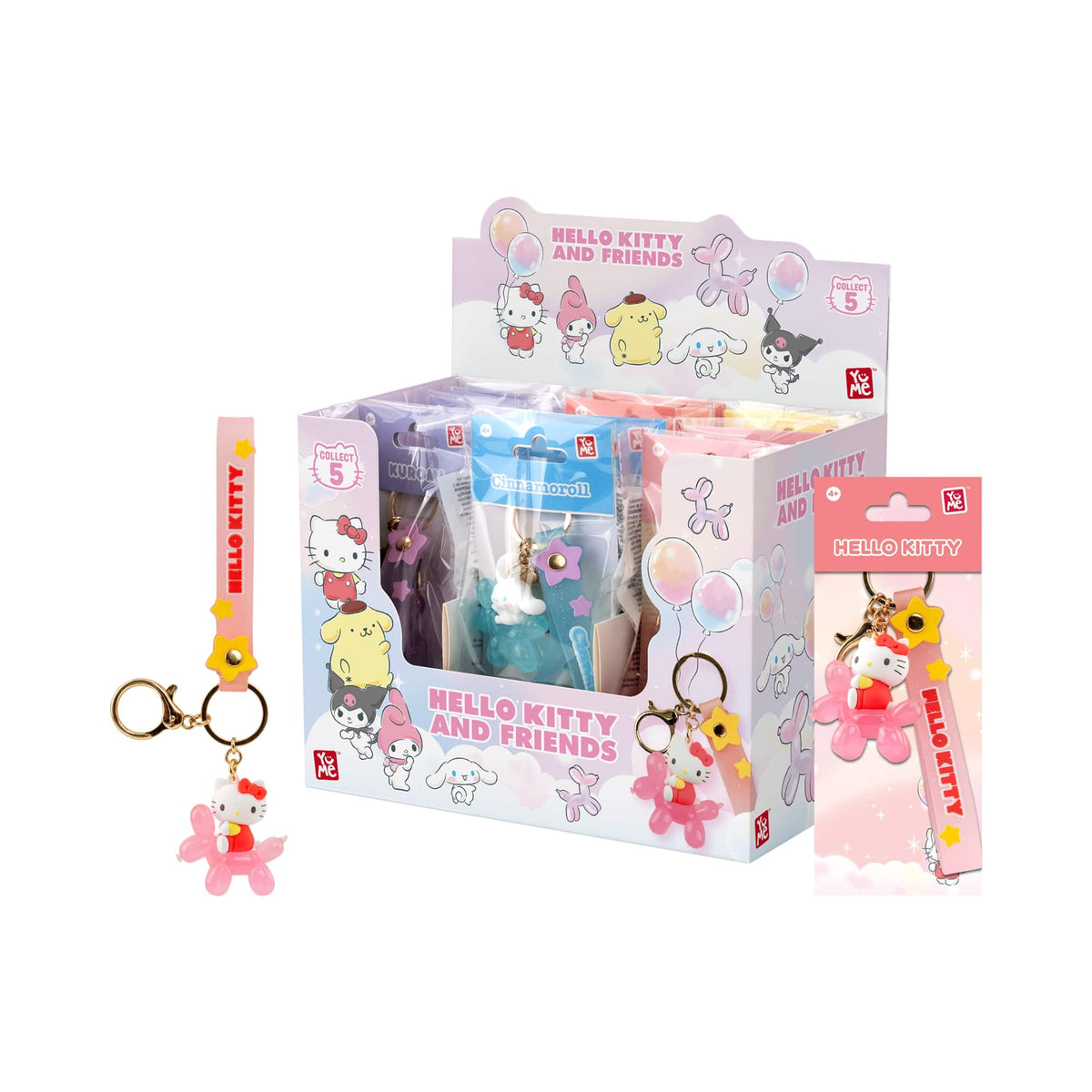 Hello Kitty Key Chain Balloon Series Assortment 1-piece
