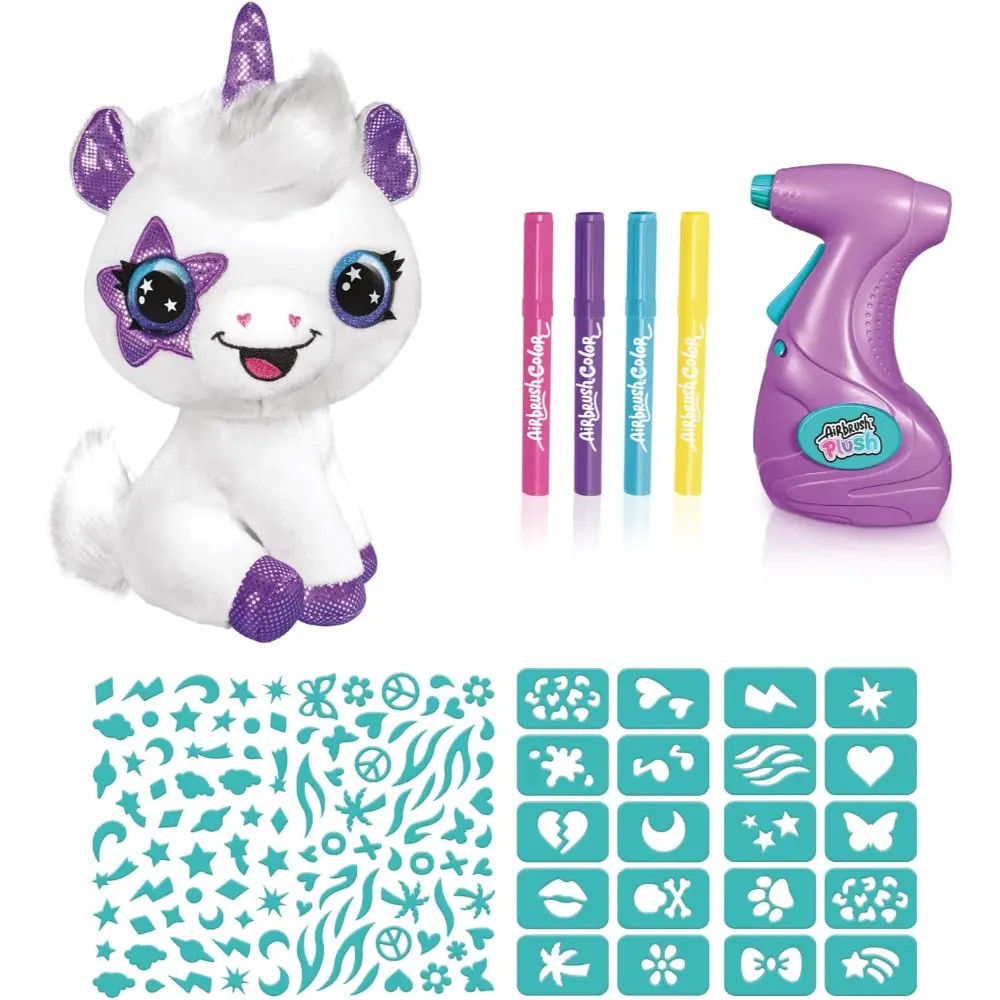 Airbrush Plush Unicorn Battery-Operated