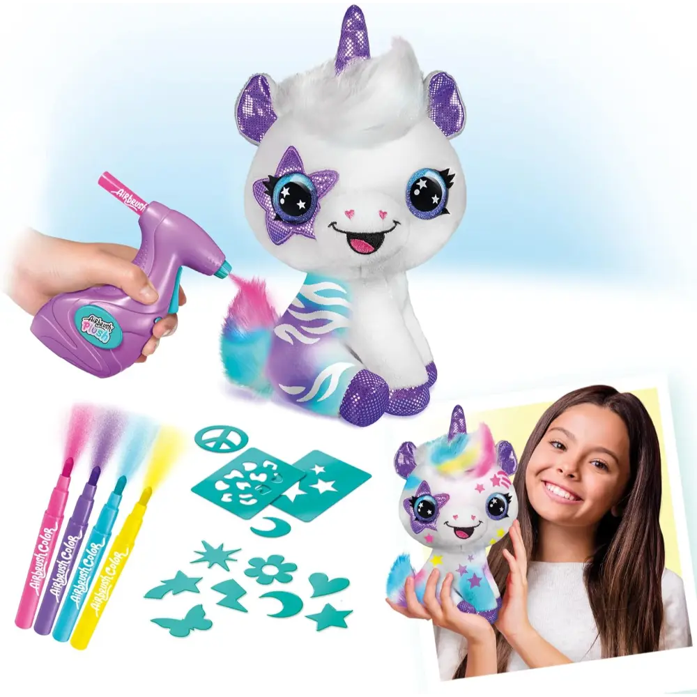 Airbrush Plush Unicorn Battery-Operated