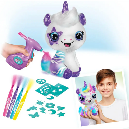 Airbrush Plush Unicorn Battery-Operated
