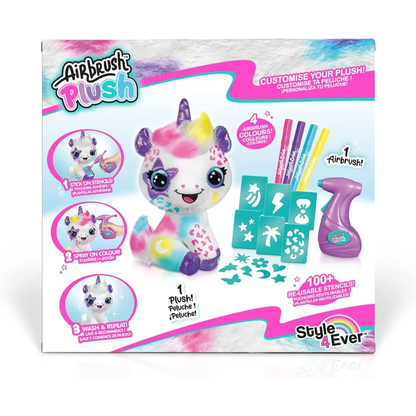 Airbrush Plush Unicorn Battery-Operated