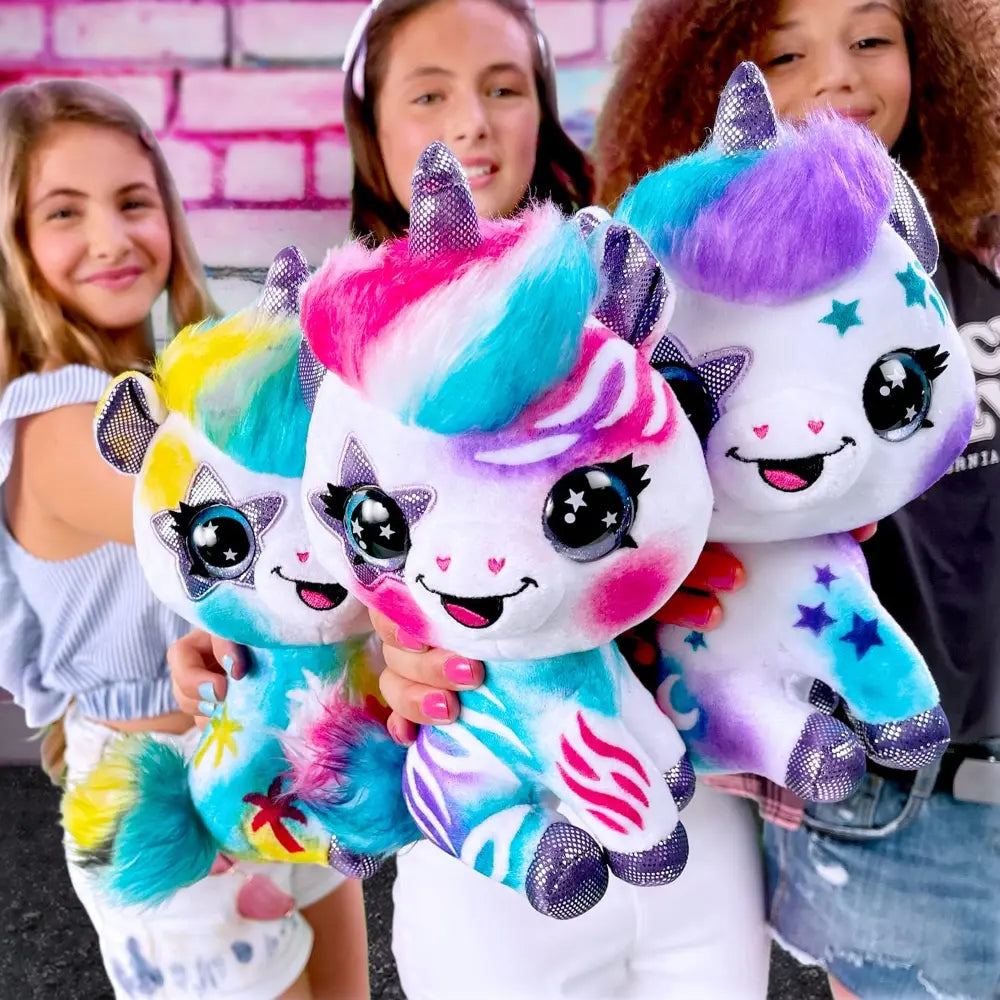 Airbrush Plush Unicorn Battery-Operated