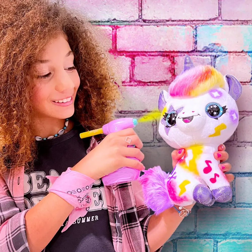 Airbrush Plush Unicorn Battery-Operated