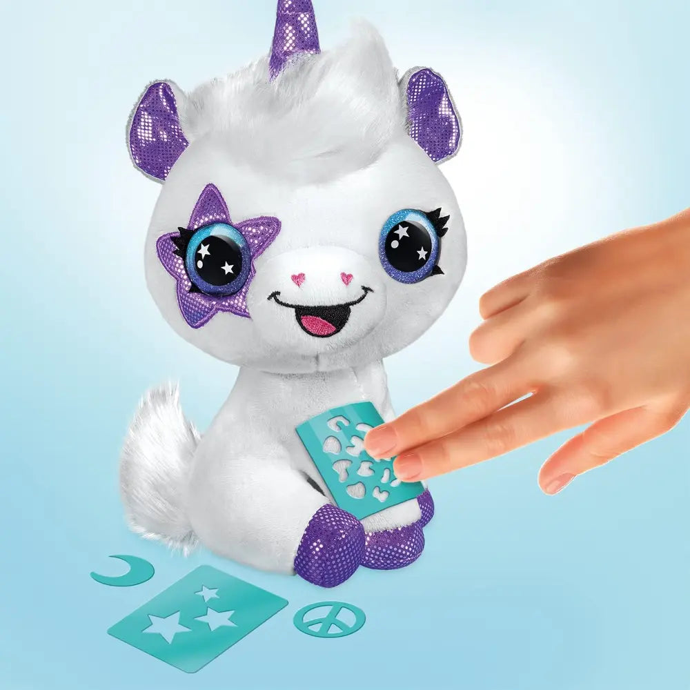 Airbrush Plush Unicorn Battery-Operated