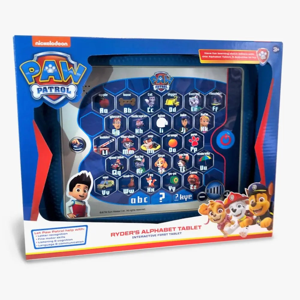 Paw Patrol Ryders Alphabet Tablet Battery Operated