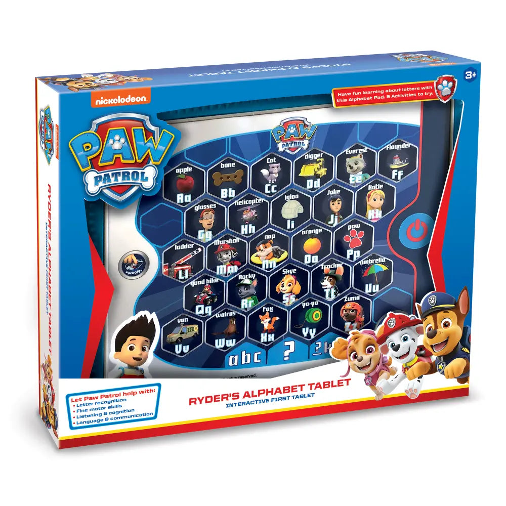 Paw Patrol Ryders Alphabet Tablet Battery Operated