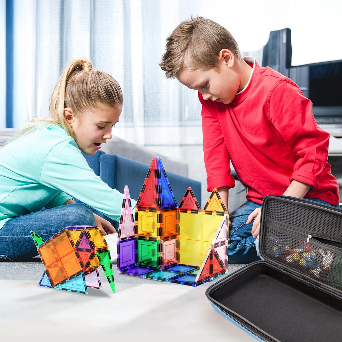 Picasso Magnetic Tiles With Case 101-Piece