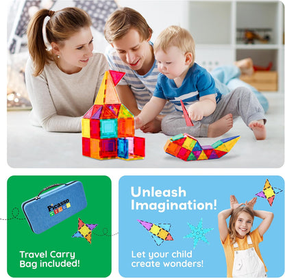 Picasso Magnetic Tiles With Case 101-Piece