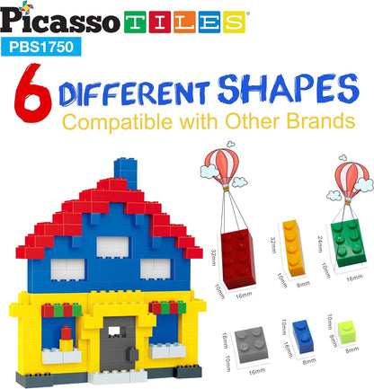 Picasso Magnetic Building Blocks 1750-Piece