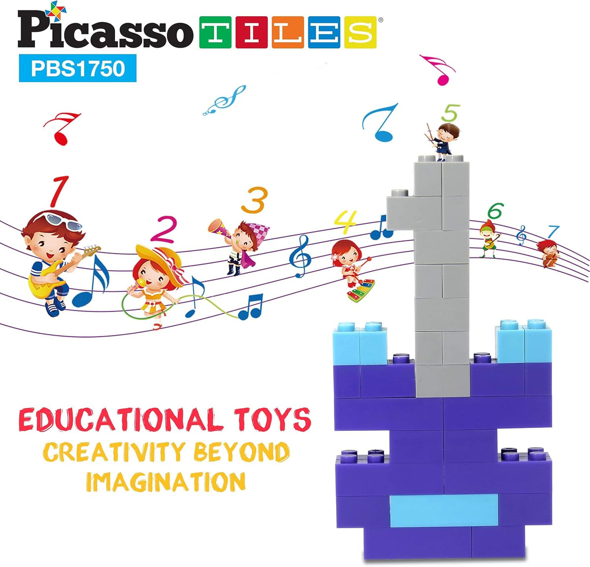 Picasso Magnetic Building Blocks 1750-Piece