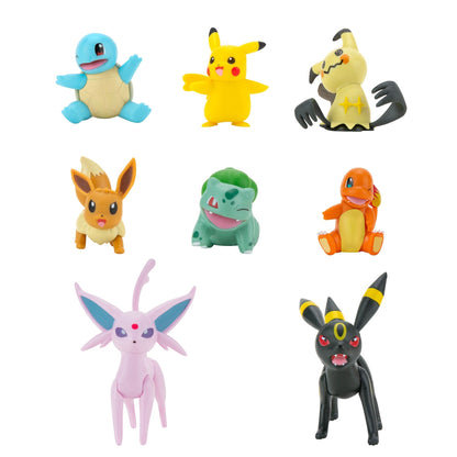 Pokemon Battle Figure Multipack 8-Pack 2 and 3 Inch