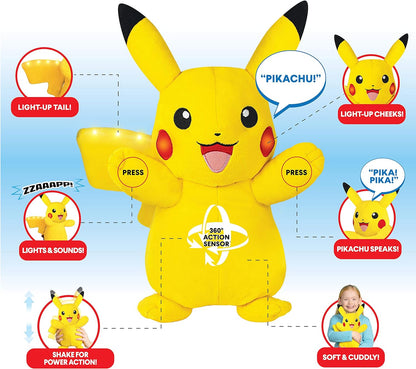 Pokemon Plush Power Action Pikachu