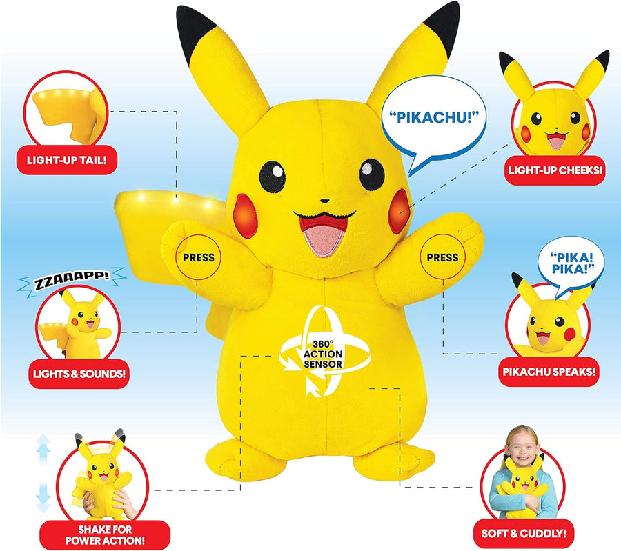 Pokemon Plush Power Action Pikachu