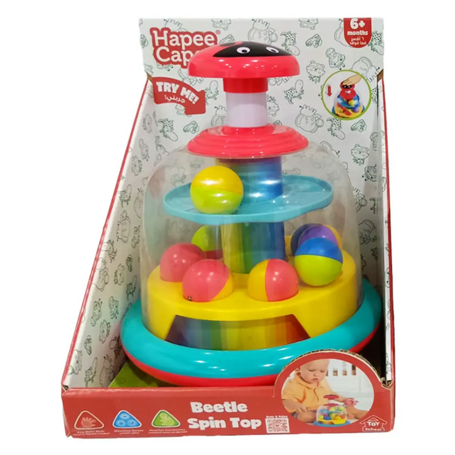 Hapee Capee Beetle Spin Top