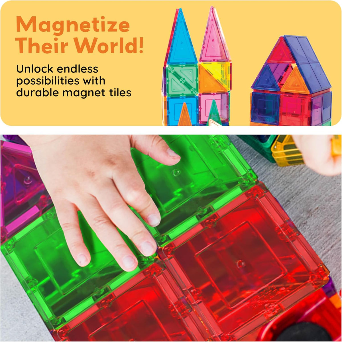 Picasso Magnetic Tiles Building Blocks 100-Piece