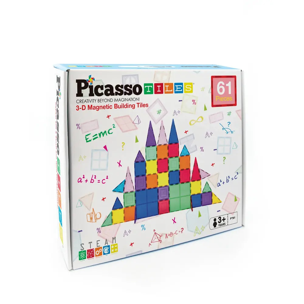 Picasso Magnetic 3D Blocks 61-Piece
