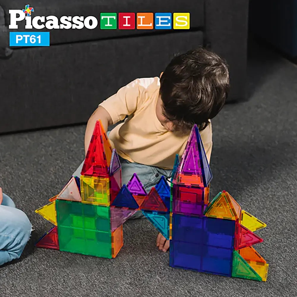 Picasso Magnetic 3D Blocks 61-Piece