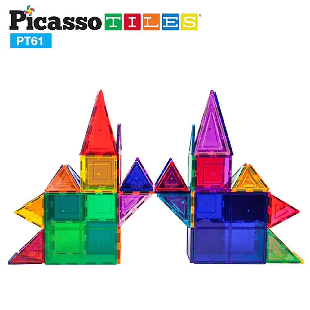 Picasso Magnetic 3D Blocks 61-Piece