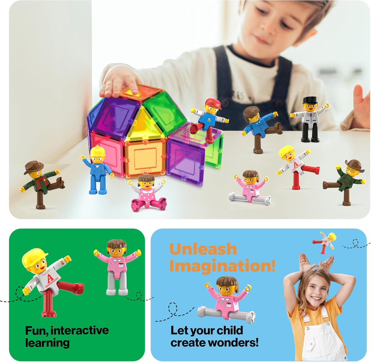 Picasso Magnetic Character Figures 16-Piece