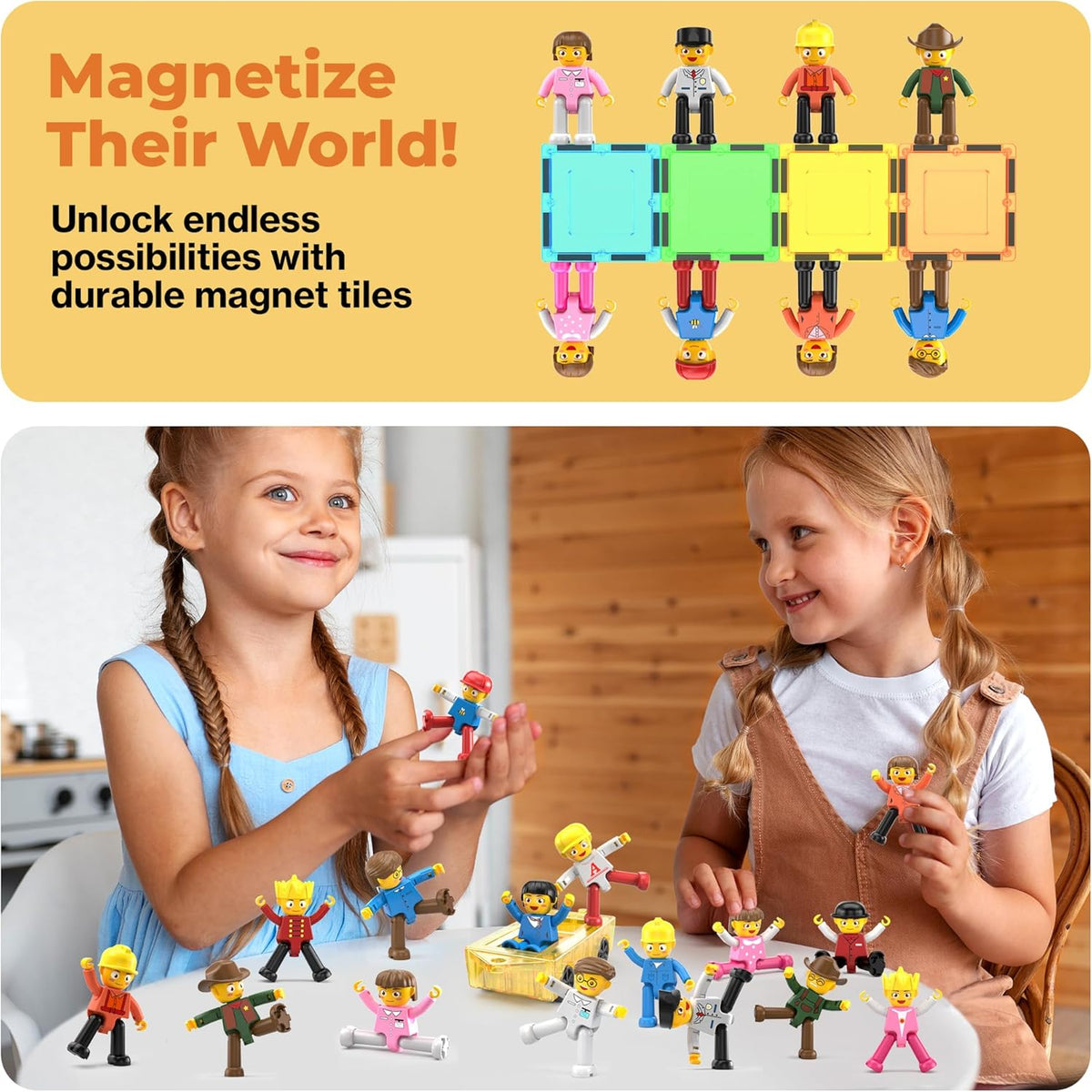 Picasso Magnetic Character Figures 16-Piece