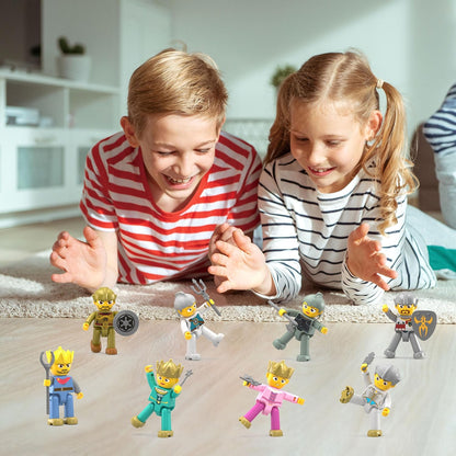 Picasso Magnetic Medieval Figures 8-Piece