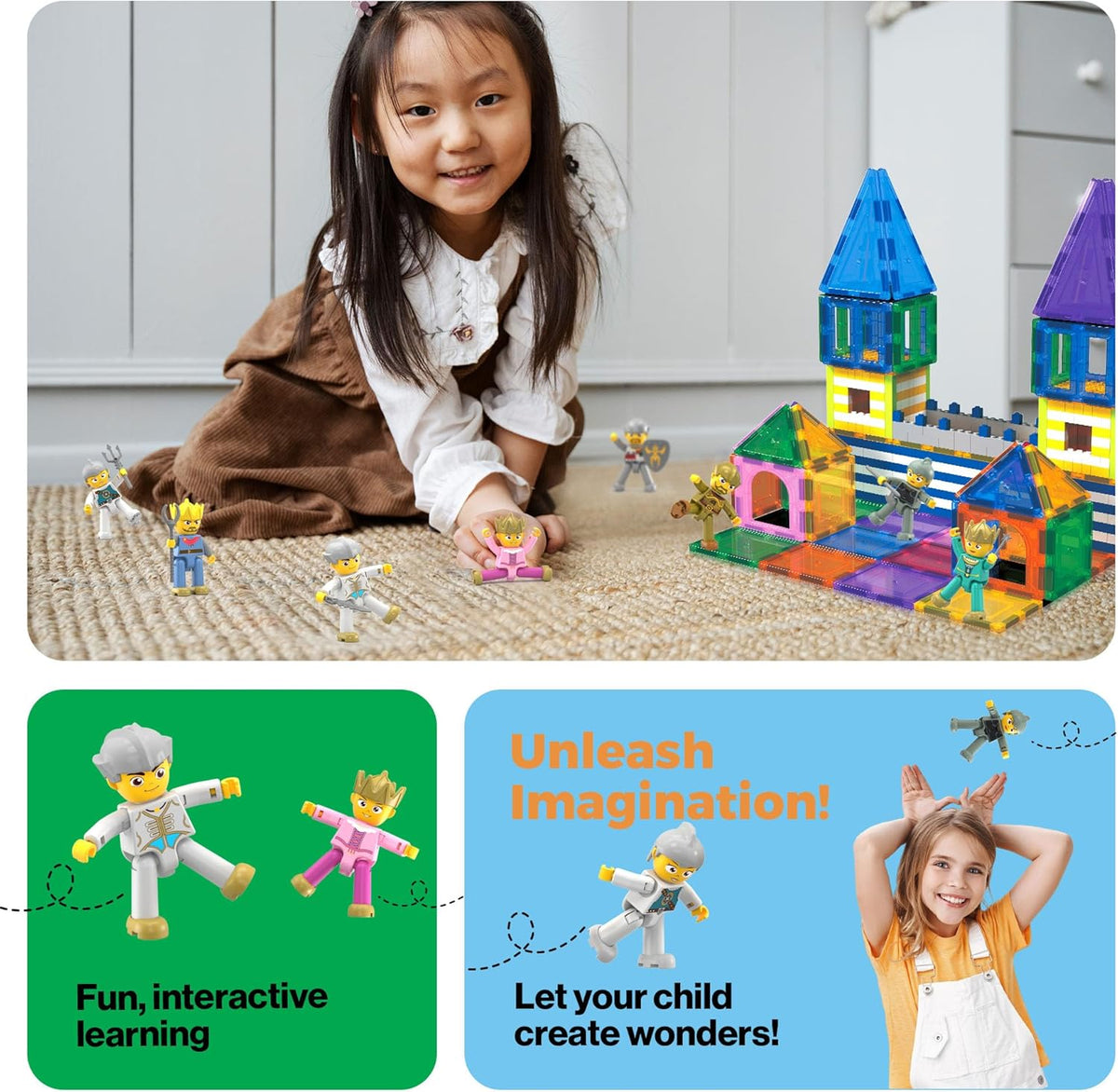 Picasso Magnetic Medieval Figures 8-Piece