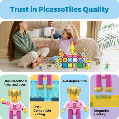 Picasso Magnetic Medieval Figures 8-Piece