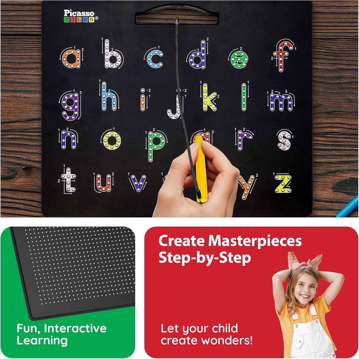 Picasso Magnetic Drawing Board Free Style Combo 2-In-1