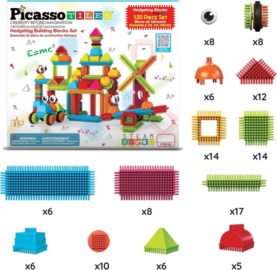 Picasso Magnetic Blocks Hedghog 120-Piece