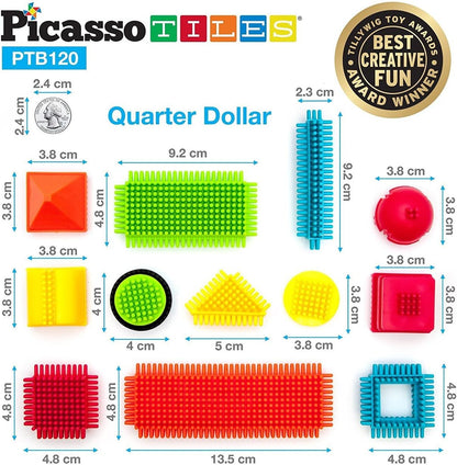 Picasso Magnetic Blocks Hedghog 120-Piece