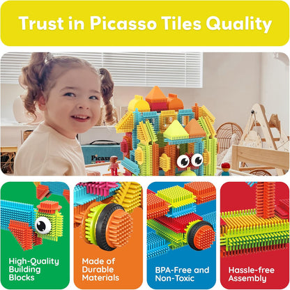 Picasso Magnetic Blocks Hedghog 120-Piece