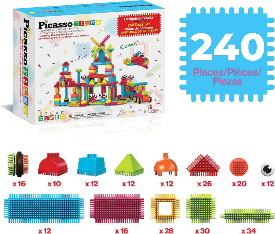 Picasso Magnetic Blocks Hedghog 240-Piece