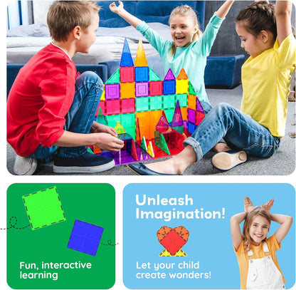 Picasso Magnetic Tiles Large Square Expansion 4-Piece