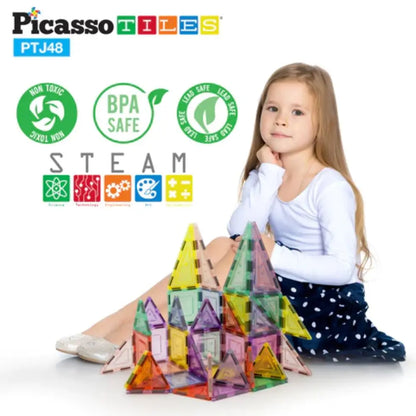 Picasso Magnetic Pastel Glitter 48-Piece