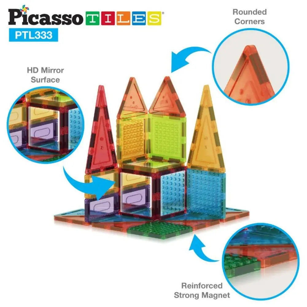 Picasso Magnetic Bricks+Tiles 333-Piece