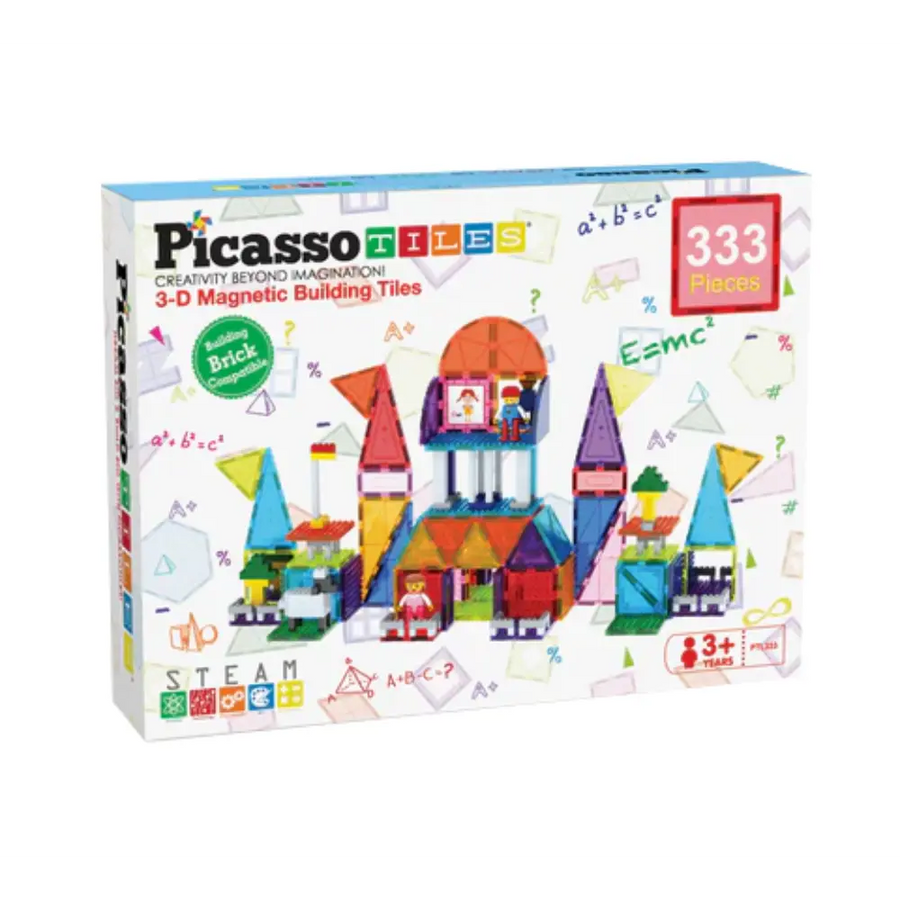 Picasso Magnetic Bricks+Tiles 333-Piece