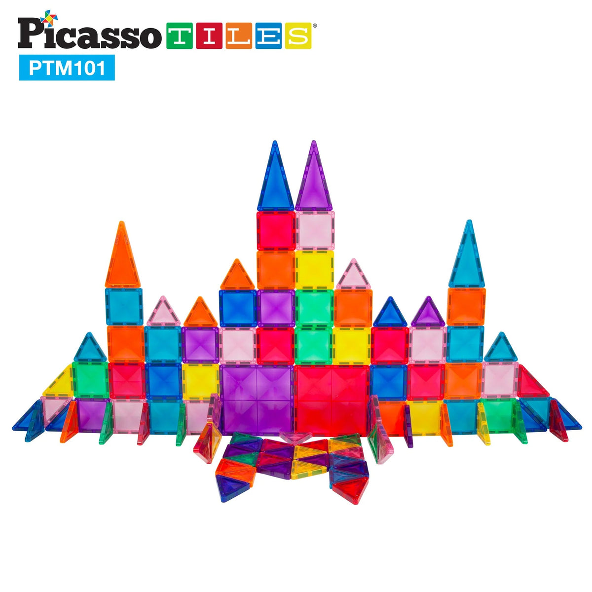 Picasso Magnetic Tiles Mini Diamond 101-Piece