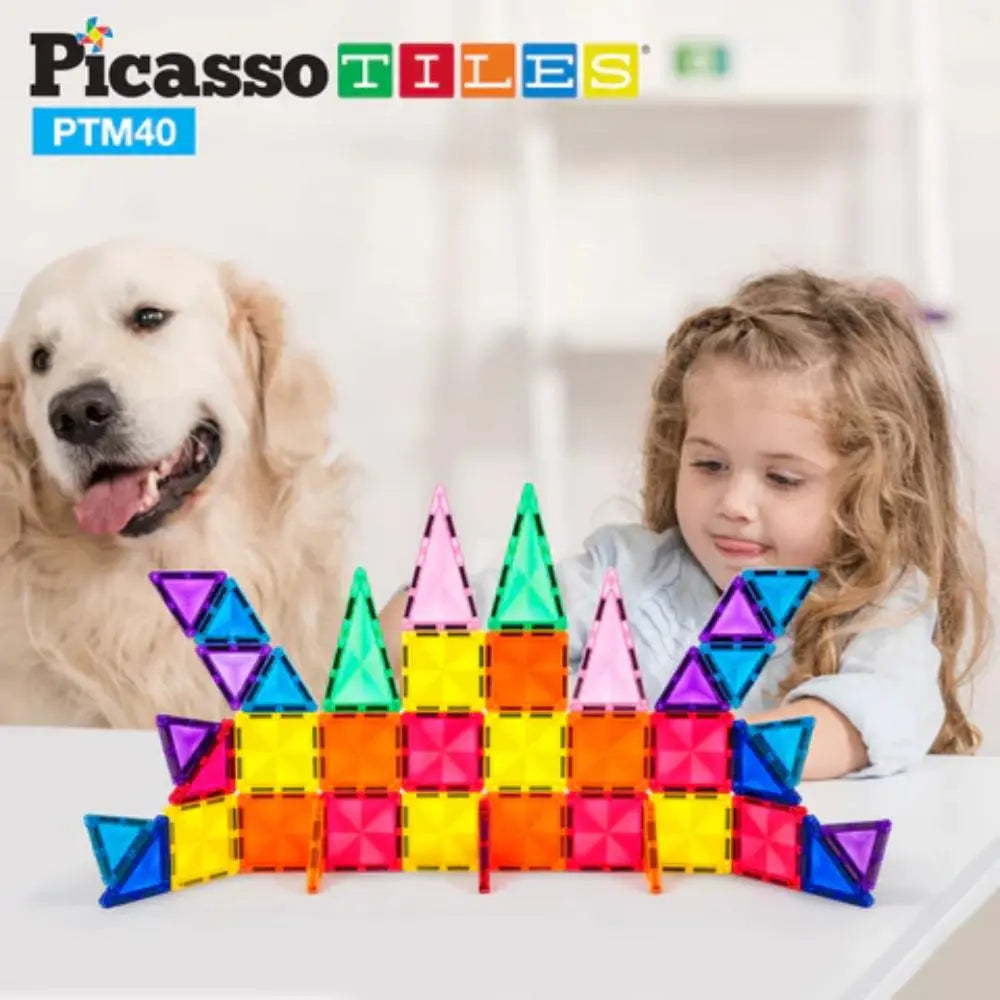 Picasso Magnetic Mini Diamond Building 40-Piece
