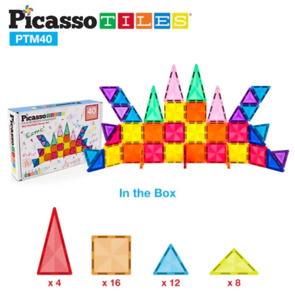 Picasso Magnetic Mini Diamond Building 40-Piece