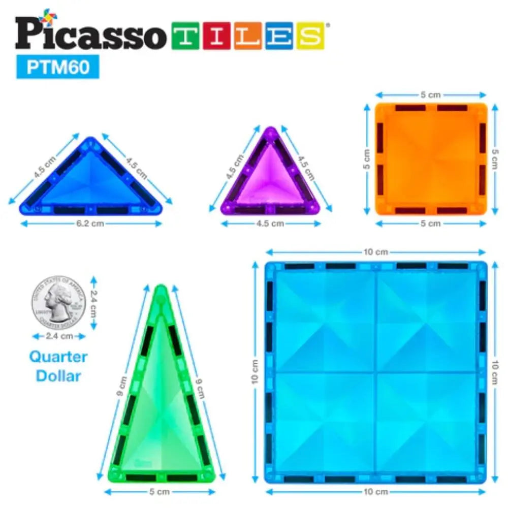 Picasso Mag. Mini Diamnd Buildng 60-Piece