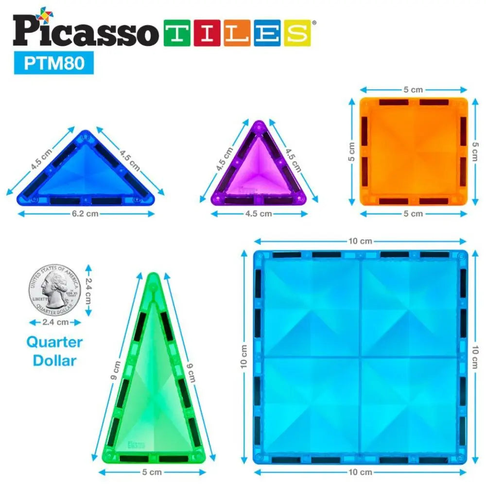 Picasso Mag. Mini Diamnd Buildng 80-Piece