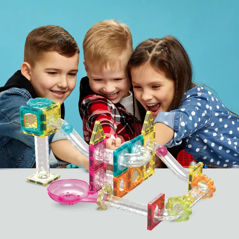 Picasso Magnetic Mini Diamond Marble Run Track Set 45-Pieces