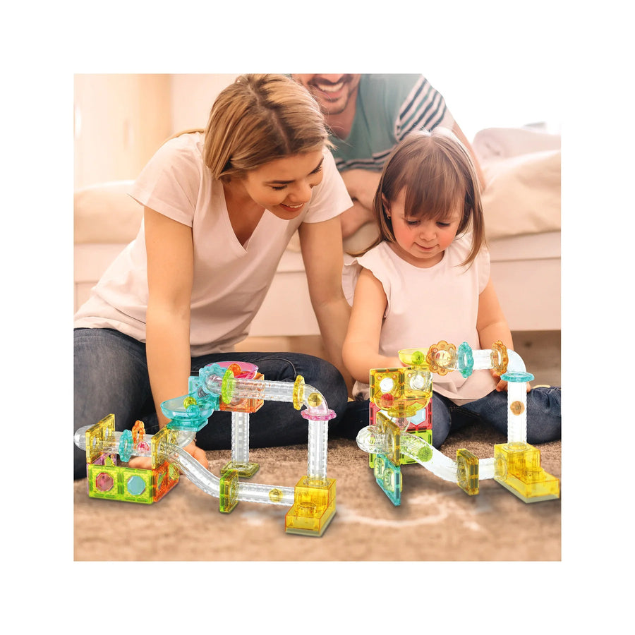 Picasso Magnetic Marble Run with Launcher 80-Piece