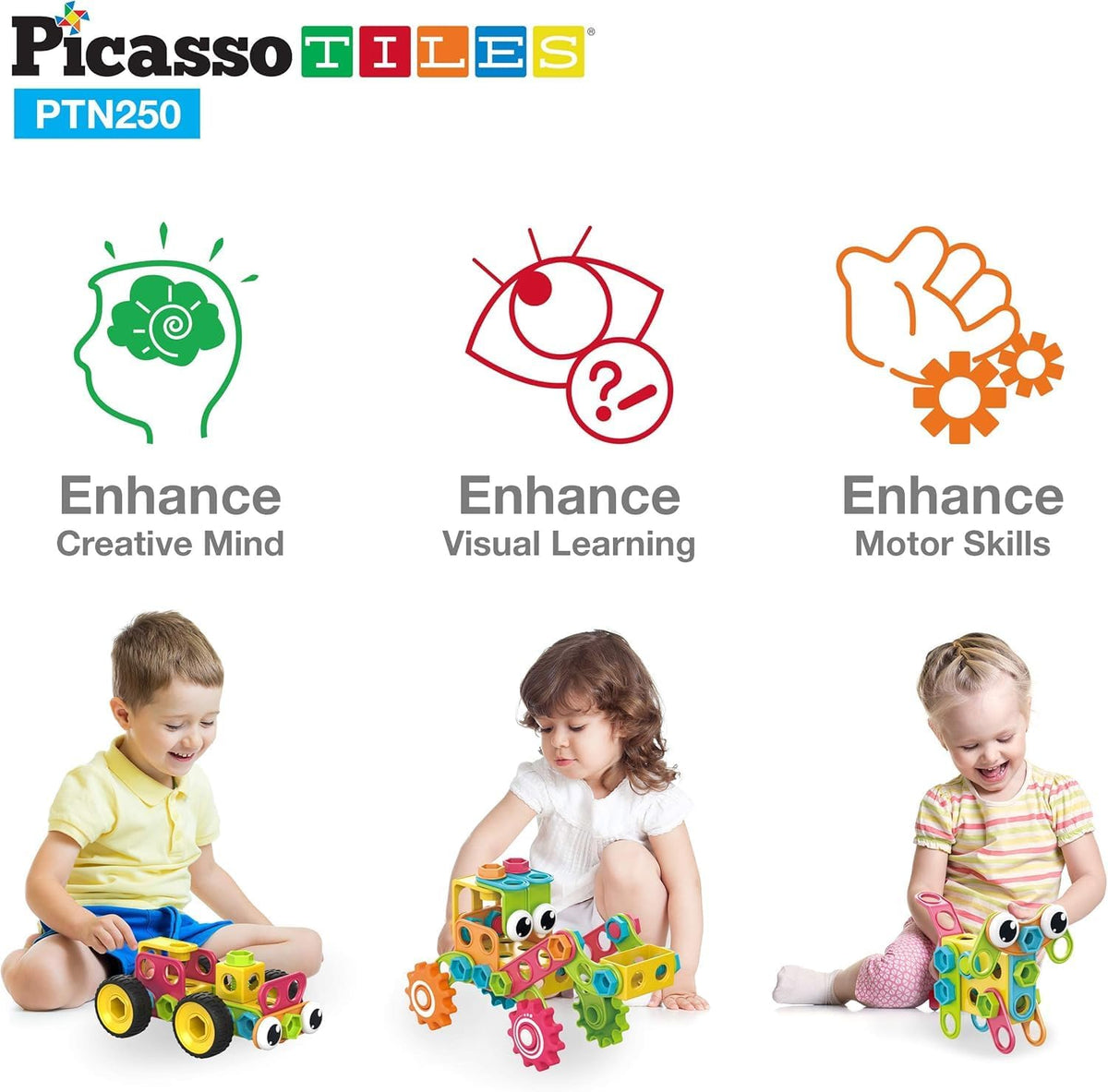 Picasso Magnetic Engineering Building Set 250-Piece