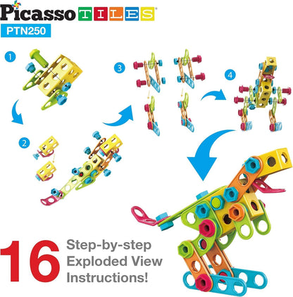 Picasso Magnetic Engineering Building Set 250-Piece
